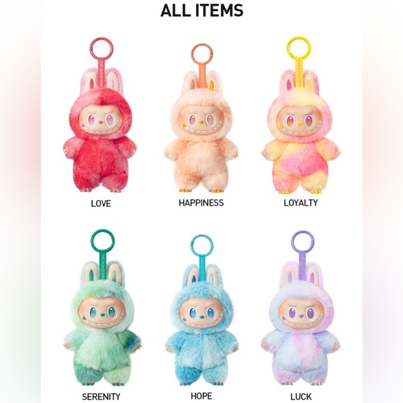 POP MART Labubu Big Into Energy Set Vinyl Face Pendants - Open Case Sealed Bags - Picture 1 of 14